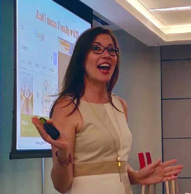 Photo credit <a href="/GumboShowJoe/">Joe Koufman</a>! I didn’t realize just how excited I get when I talk about how much I really ❤️ #ATL 🤪 

#DiscoverATL #ChooseATL <a href="/TAG_MKTG/">TAG_MKTG</a> #GeekOut #Atlanta