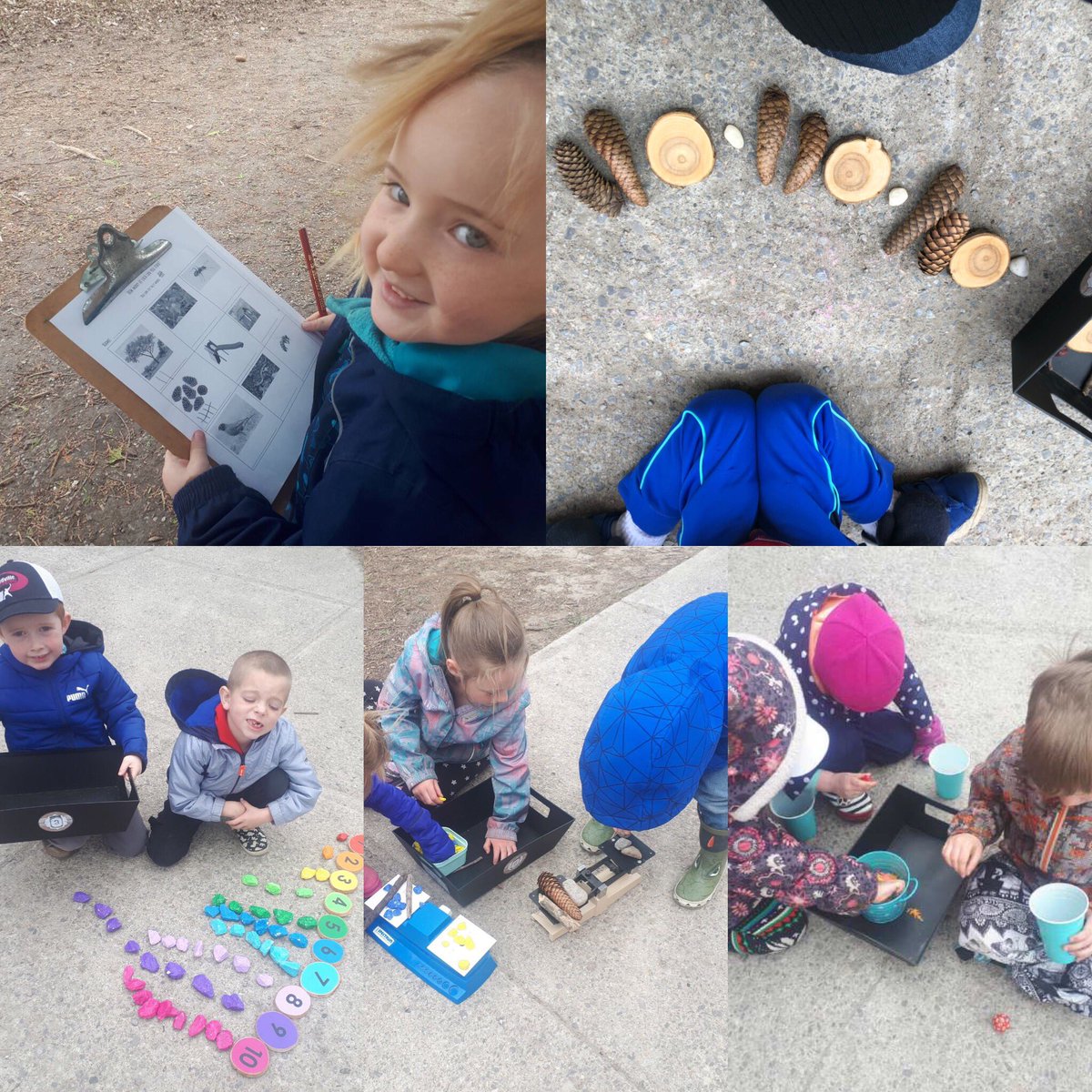 MissTJermey's tweet image. Today we decided to do our Math centres outside!  We enjoyed the fresh air and learning. #tldsblearns #wolvesmath #wolvesarefamily @WoodvilleES @kaytecanning