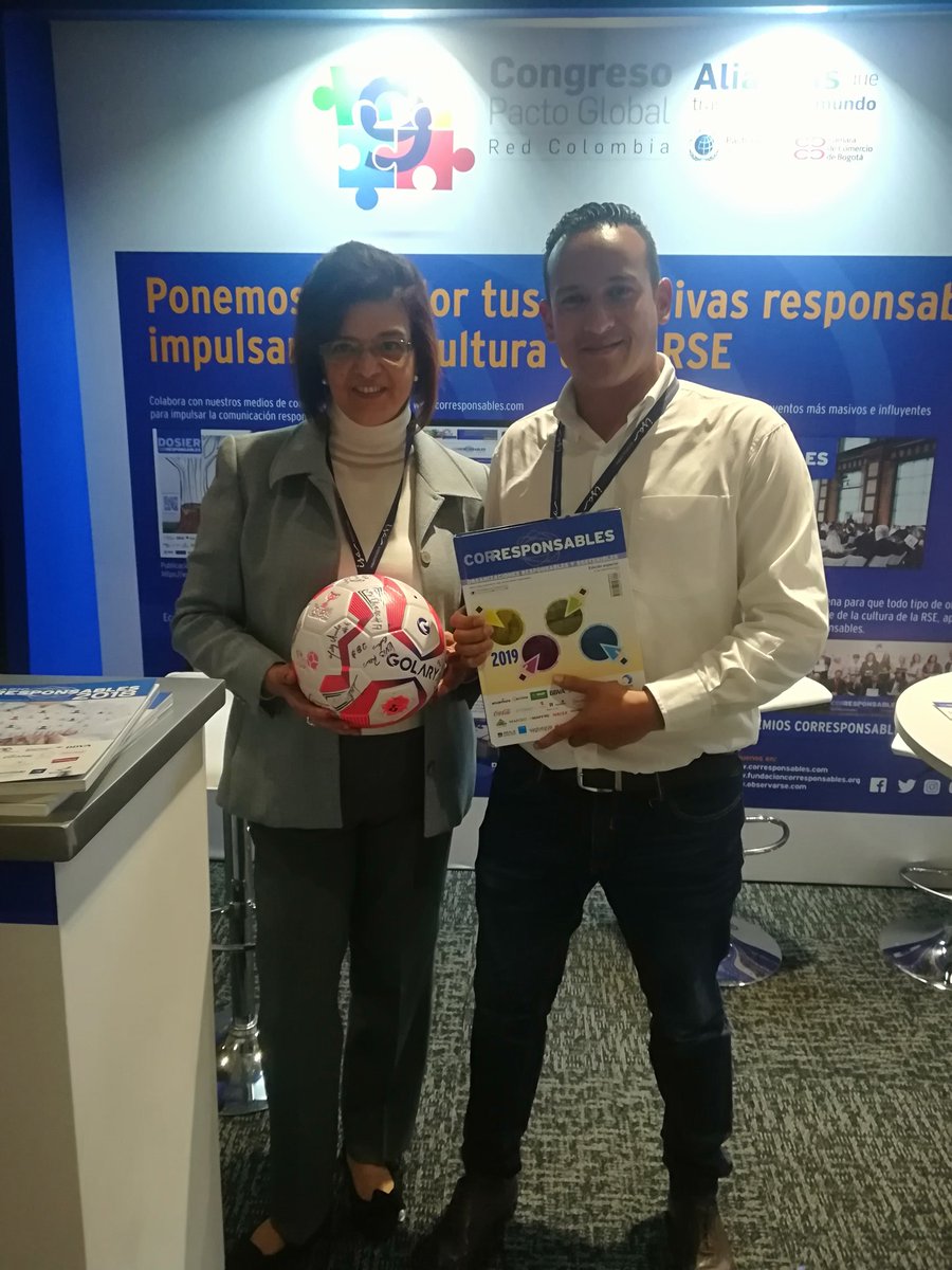 EnQueAndaJavier's tweet photo. Presentes en el Congreso @pactocolombia buscando alianzas para fortalecer nuestro proyecto de @funcolpi que utiliza el #PoderDelFutbol como herramienta de transformación social y equidad de Genero @Corresponsables @ReconciliaCol @camaracomerbog @CINUBogota https://t.co/BTlxSGw109