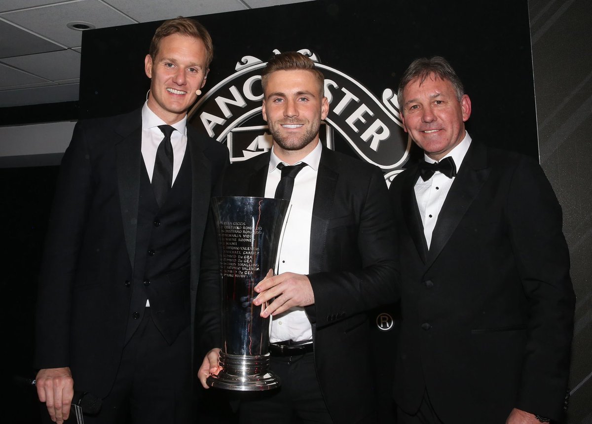 LUKE SHAW! Your 2019 players player of the year! #MUFCPOTY