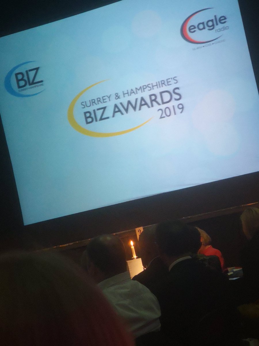 And it begins... #awardstime #bizawards #Hampshire #surrey <a href="/eagleradio/">Greatest Hits Radio Surrey & East Hampshire</a>
