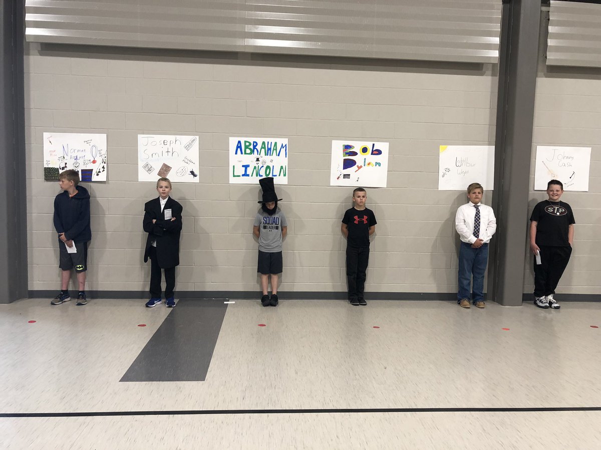 kelli2831's tweet photo. Overton Ray Elem @burkburnettisd had some Historical Figures come visit today! So proud of these 5th graders! @KendyJohnston https://t.co/5a8zzQoqxS