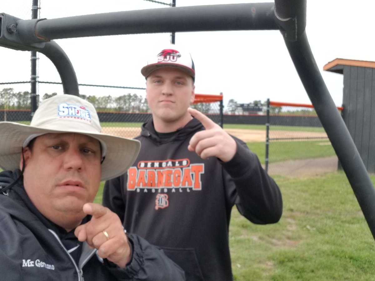 bengalpride67's tweet photo. Look who popped up at the big House Barnegat pitching Legend  Corbett https://t.co/GXIaP17DSz https://t.co/i8ot2aNhTI