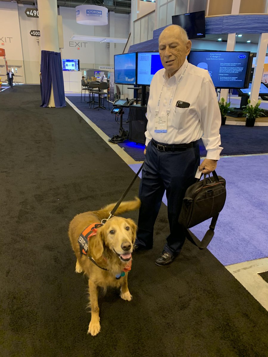 FutureOnHQ's tweet photo. Beau, the golden retriever, regularly attends #OTC2019 with Solomon (Sol) Zittrer. Get to know more about Beau from Lakewood Yacht Club: https://t.co/VlZzeR85mI
#OTC50 https://t.co/UMCdBXYVth