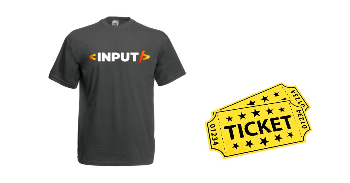 inputconf's tweet photo. Ми маємо два спеціальних типи квитків - Supporter і Super Supporter.
Ці квитки включають в себе круту футболку з лого конференції, а також промо-код на знижку (Supporter), чи додатковий diversity квиток (Super Supporter).
Квитки - https://t.co/6DiWGiW8VI https://t.co/bDVIUDmG8A