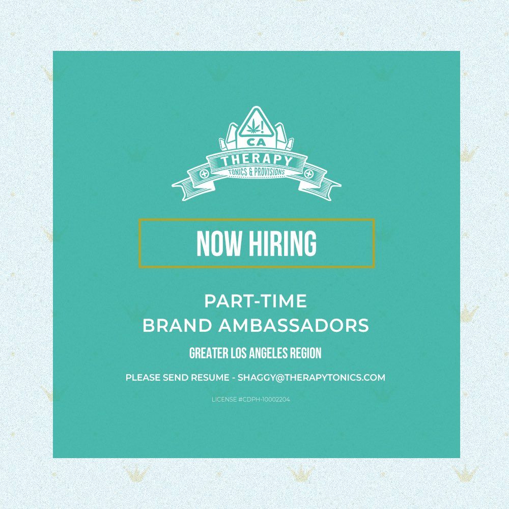 Rt cuz we hiring! #nowhiring #cannabis