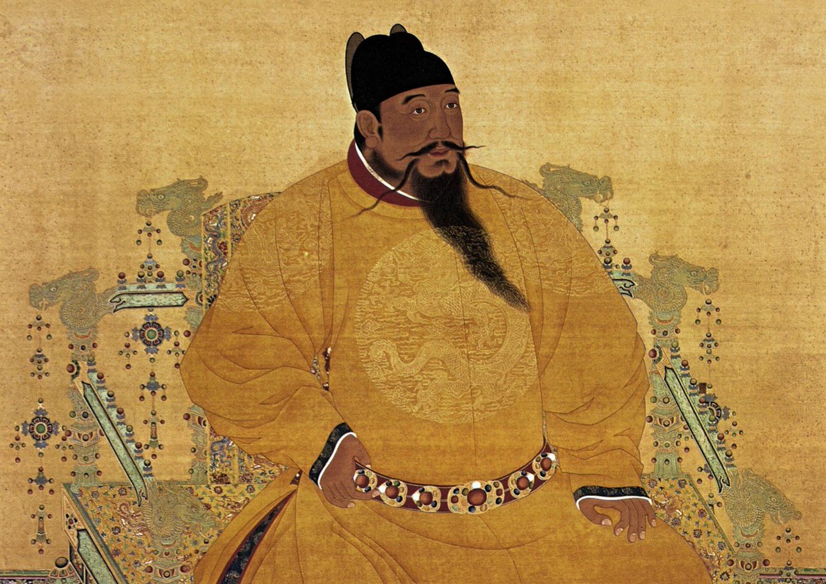 ChinaWeekLA's tweet image. Who's that guy? Just the Yongle Emperor who built the Forbidden City! Curator Li Wei Yang gave a great talk during ChinaWeek 2019 about a Yongle encylopedia he found @TheHuntington.  #Huntington #chinaweekla #ChinaUS