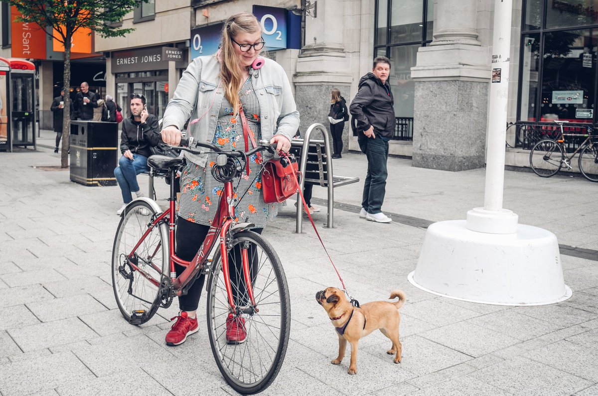 CDF_Cycle_Chic's tweet image. Meet Cheery and Lola the dog. More at:  cardiffcyclechic.wordpress.com/2019/05/09/che…