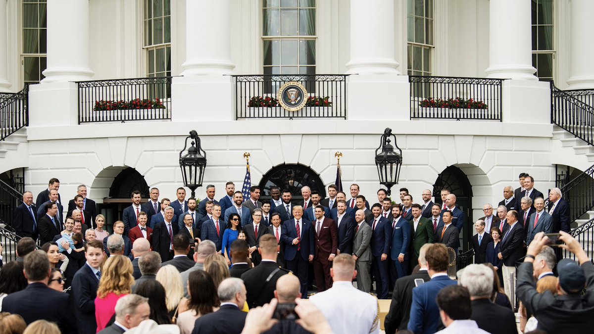Thank you to the <a href="/WhiteHouse/">The White House</a> for hosting us today and honoring the 2018 World Series Champions!
