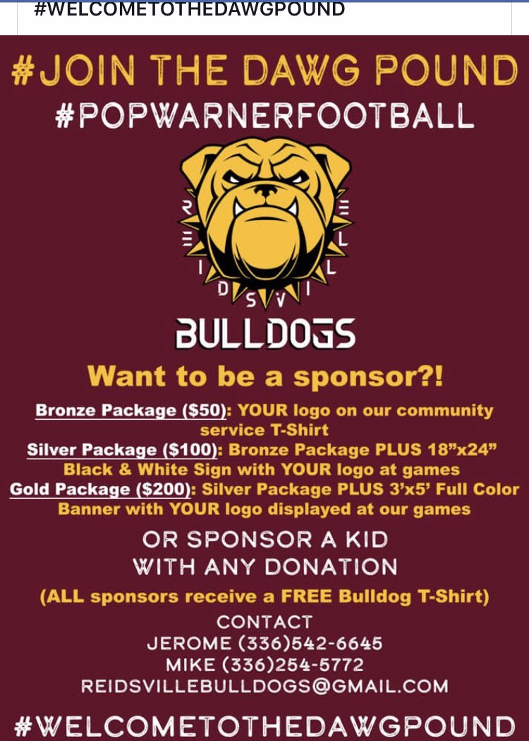 foreign_invest's tweet photo. Ages 5-12🏈#JoinToTheDawgPound🐶 https://t.co/0LLMV38nnt