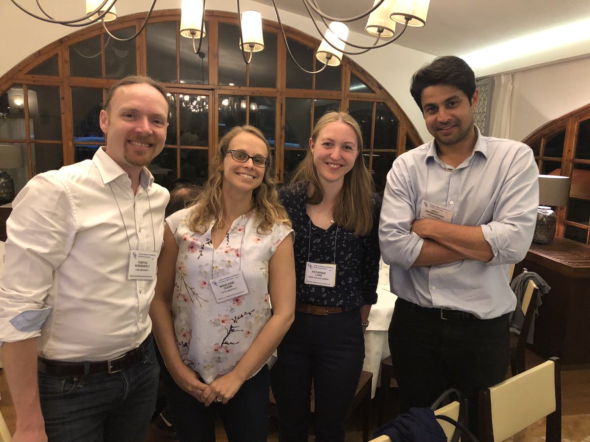 MadeleineOudin's tweet photo. New PIs of #IntegrinGRC - soaking it all in with @KatieRLong @PNordenfelt @LabSwaminathan . Thanks @johannaivaska and Roy Zent for a fantastic meeting! https://t.co/Jlg717cdlG