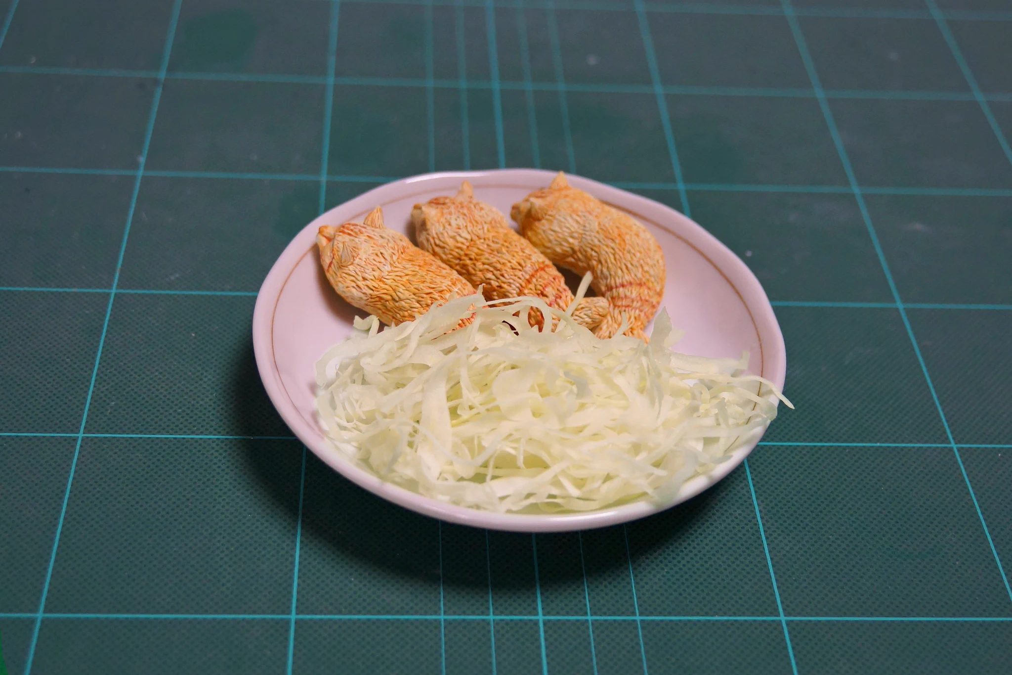 トラ猫がエビフライになっててかわいかったので作ってみた！！！