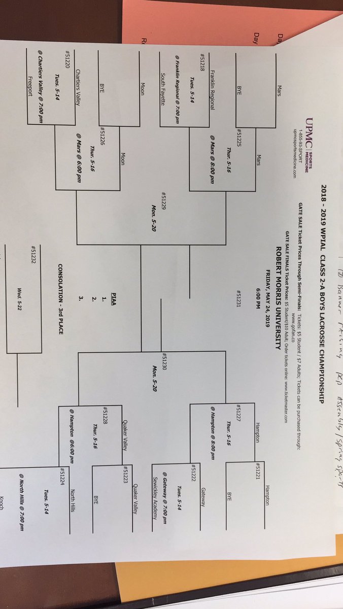 Moon Area Tigers (@moontigersad) on Twitter photo Boys lacrosse bracket released. Moon is the #4 seed and plays the winner of Char Valley and Freeport on Thursday 5/16 at Mars at 6 PM. Good luck and congratulations! <a href="/MoonAreaSD/">Moon Area SD</a> Boys lacrosse bracket released. Moon is the #4 seed and plays the winner of Char Valley and Freeport on Thursday 5/16 at Mars at 6 PM. Good luck and congratulations! <a href="/MoonAreaSD/">Moon Area SD</a>