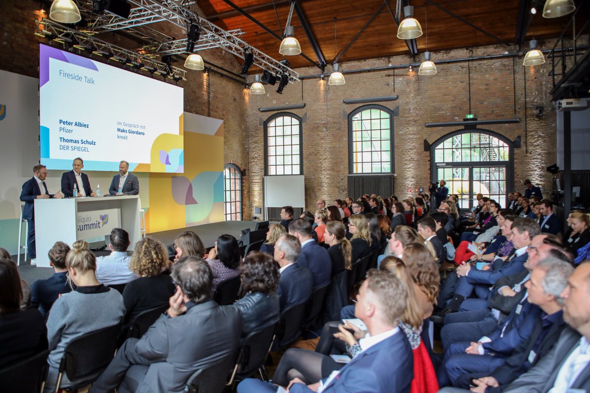 coliquio's tweet photo. „Wir brauchen mehr Lust und Freude auf die Zukunft. Wir haben etwas beizusteuern. Es gibt so viel tolle Forschung und spannende #Startups. Mehr Mut ist gefragt“ - das fasst den #coliquioSummit zusammen. Vielen Dank an alle die dabei waren! #pharma https://t.co/ROZiDlBTpf