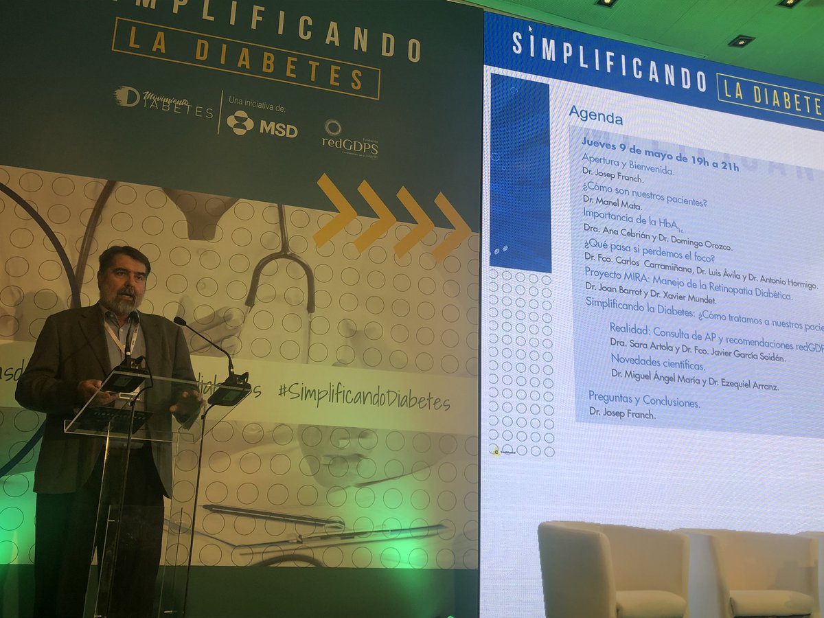 saraartola1's tweet photo. Empieza #SimplificandoDiabetes @FranchNadal https://t.co/rWQ3TYXL1e