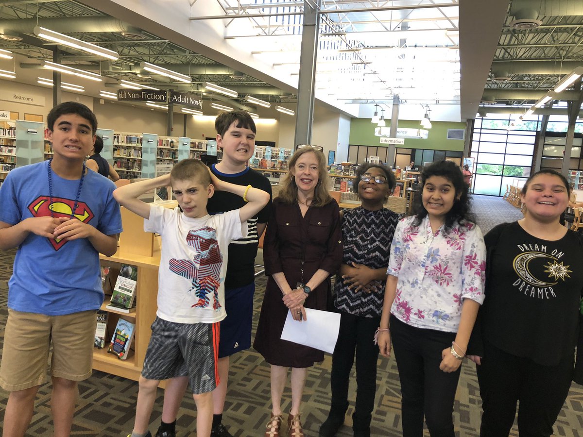 Today we went to the <a href="/wcplonline/">Wake Libraries</a> for a Community Based Instructional Trip. We learned about what employees do, how the library works and how to access it a citizen. It was wonderful! Special thanks to Ms. Ashlyn! #TeamKidsFirst #WeAreCarroll
