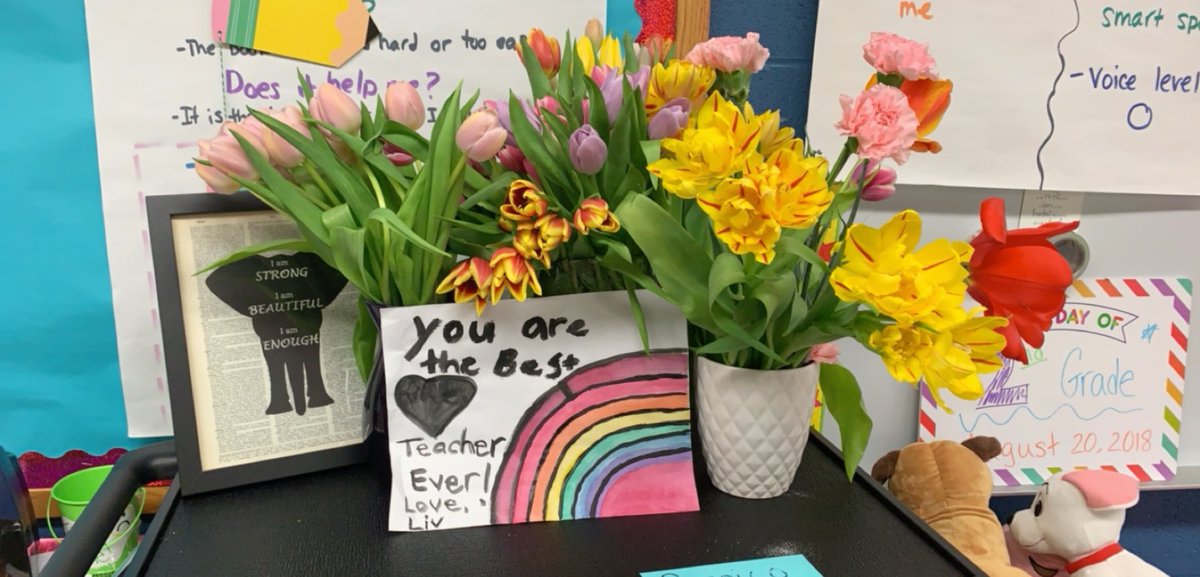 What a great district and community to be apart of. I definitely feel welcomed and appreciated! Happy teacher appreciation week! #112Leads #WeAreSherwood