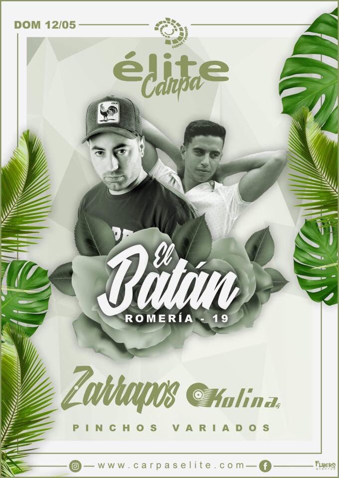 Romería del batan , los mejores pinchos y la mejor música en ELITE !!!!!! Te lo vas a perder , te esperamos el domingo 12 de mayo