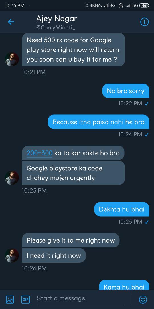 CarryMinati tweet picture