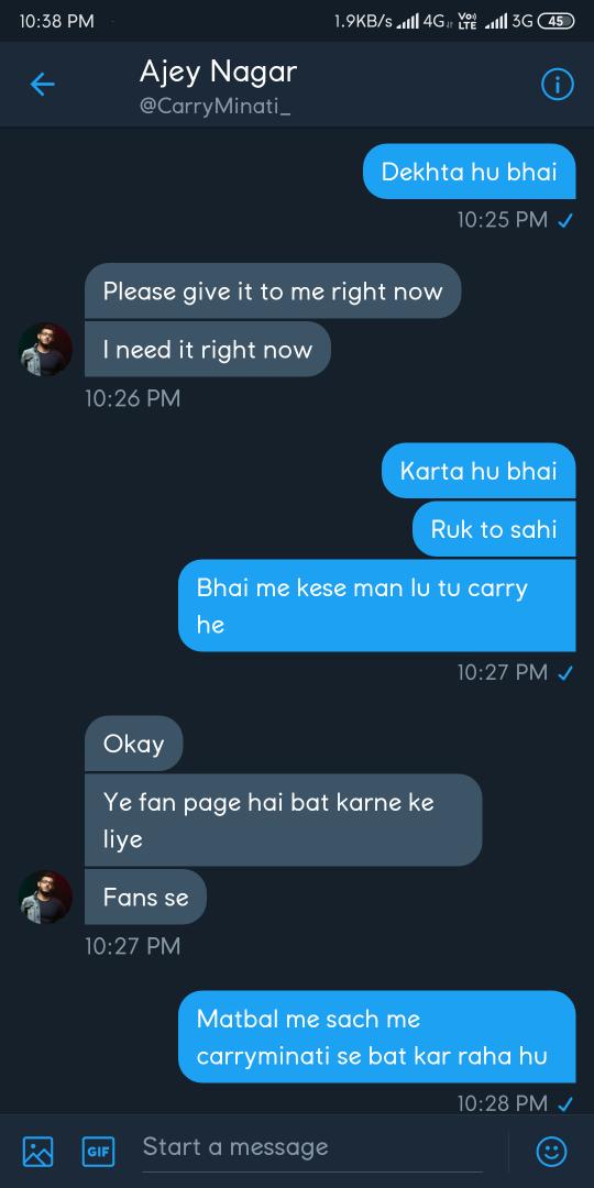 CarryMinati tweet picture