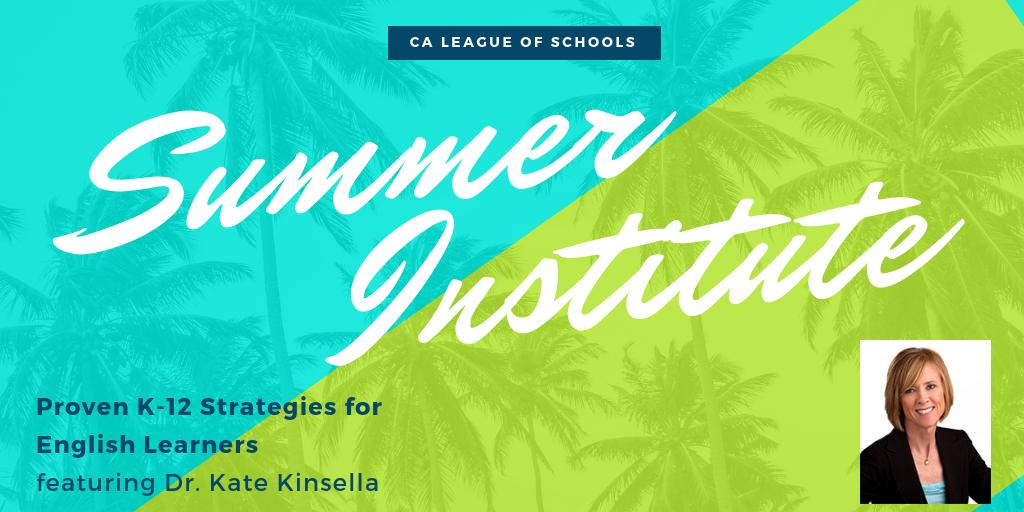 JoinCLMS's tweet image. Looking to improve outcomes for your #EL students? Join CLS at our summer institute, featuring Dr. Kate Kinsella and Associates. bit.ly/CLSSummerEL

#keeplearningca #caedchat #edchat #englishlearners