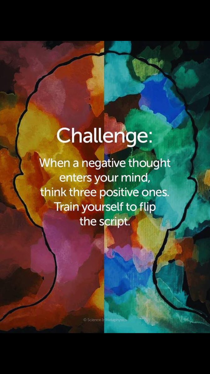 A little extra something to learn this Thursday on study leave. Challenge negative thinking! #flipit #focusonthepositive #positiveresults #youcanbeawesome