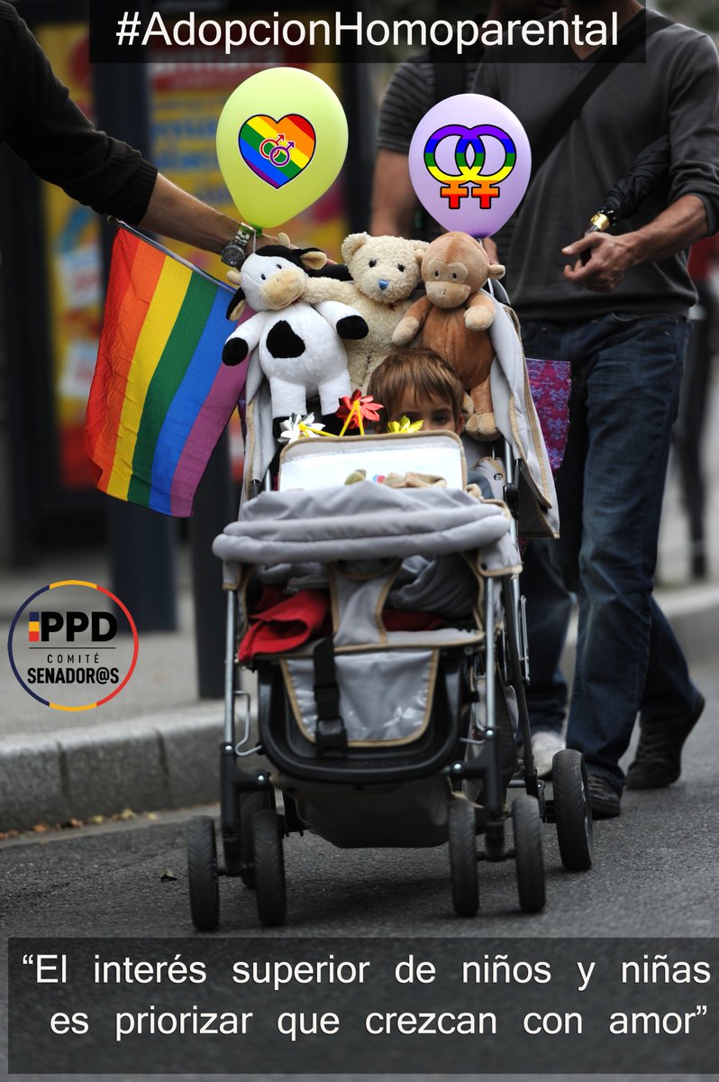 SenadoresPPD's tweet photo. Senadores y senadoras PPD celebramos la buena noticia para niños y niñas: que la @CamaraDiputados haya aprobado ayer la #AdopciónHomoparental. Sabemos que existen diversas familias y que lo esencial para la crianza es el amor... ¡vamos por esa ley! https://t.co/vDdeDG1sUF