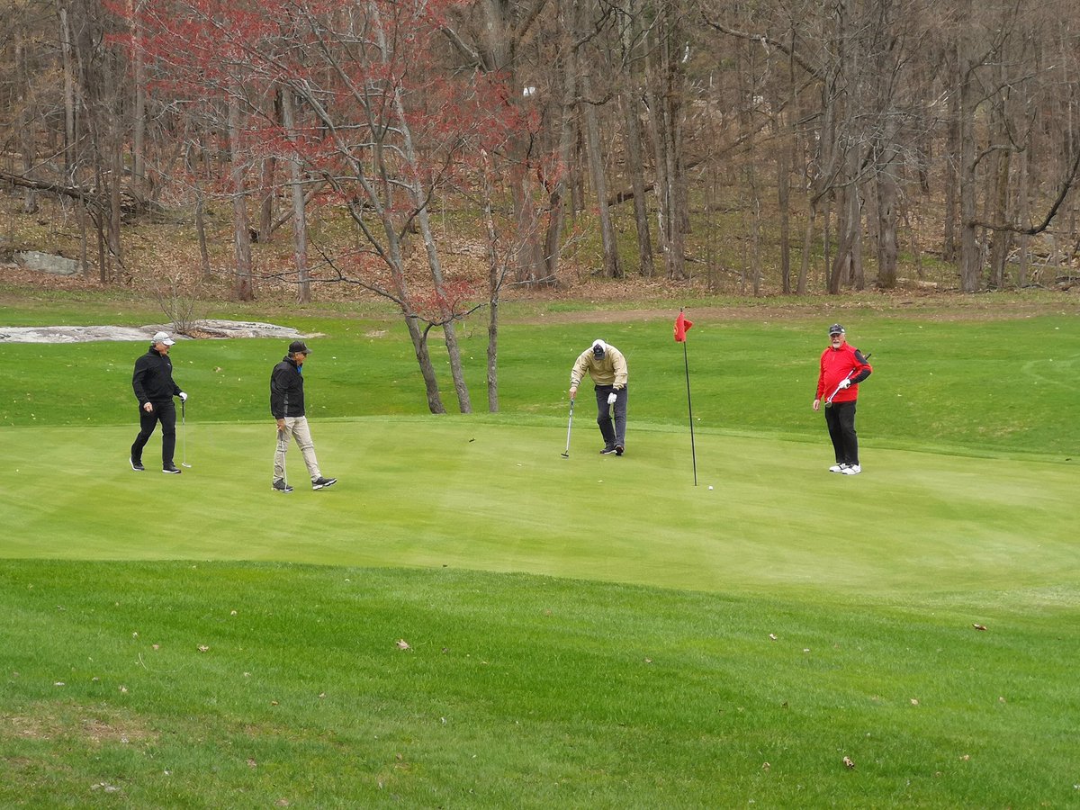 Opening Day! No threat of torrential downpour or 70km/hour winds were keeping the men from kicking off the season!