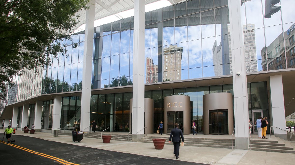 KyVenues's tweet photo. It's National Tourism Week and we're proud to be a part of Louisville's thriving tourism industry. Since reopening #KICC has hosted 100+ events and #KYExpoCenter hosts 200+ events each year, combined generating $360+ million in economic impact yearly. #nttw19 #TourismWorksForKY https://t.co/cElGk74Aqj