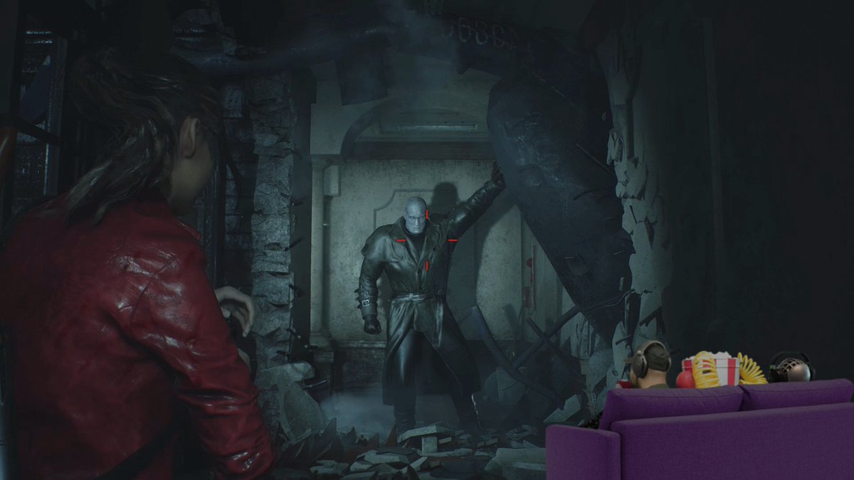 robotco_op's tweet photo. Our final *scripted* let's riff tackling Claire's "2nd Run" in #RE2Remake is well on its way! The episode(s) will go up under the name, "Incognito Robot Gaming Co-OpWarriors XP" and will combine the classic shadows with face cams! https://t.co/5F7ywfABrt