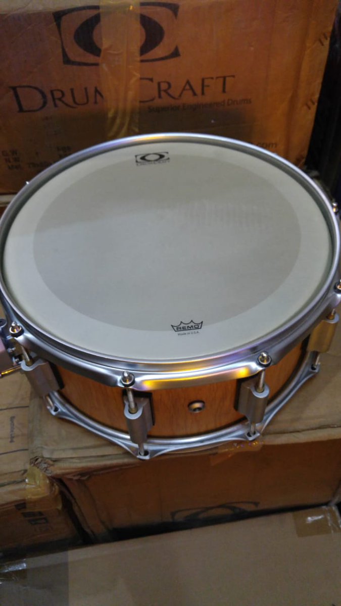 #WTS Snare DrumCraft Oak 13x6. Lugs 10.  Barang koleksi mulus+kardus. Ex Display. Wa 085770609321
Bekasi, duren jaya. <a href="/DrumBagus/">@DrumBagus</a>