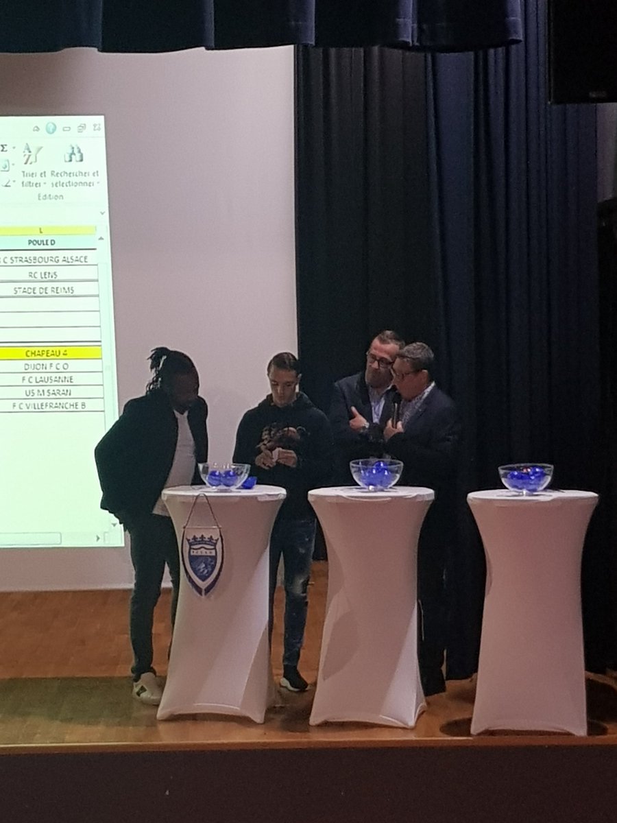 Tirage au sort des poules du tournoi U12 Remy Jacquet du 15 et 16 juin 2019 en présence de Sidney Govou et Maxence Caqueret #CréditAgricole