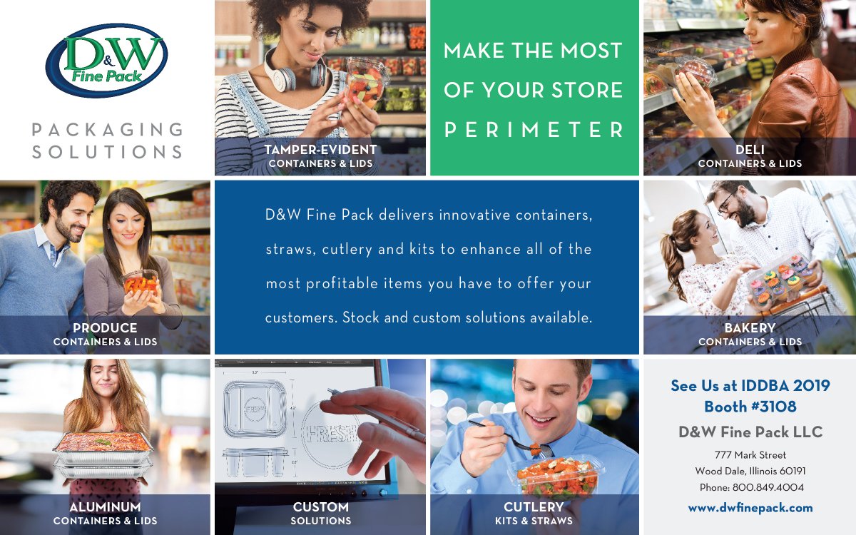 dwfinepack's tweet photo. Just 3 weeks from now, the D&amp;W Team will be exhibiting at IDDBA in Orlando, FL! We are excited and ready for the show! We want to hear about your needs and collaborate on solutions for your packaging! Booth# 3108 
#IDDBA2019
#foodpackaging
#dwfinepack
#Packaging 
#solutions https://t.co/4t7opMtRsL