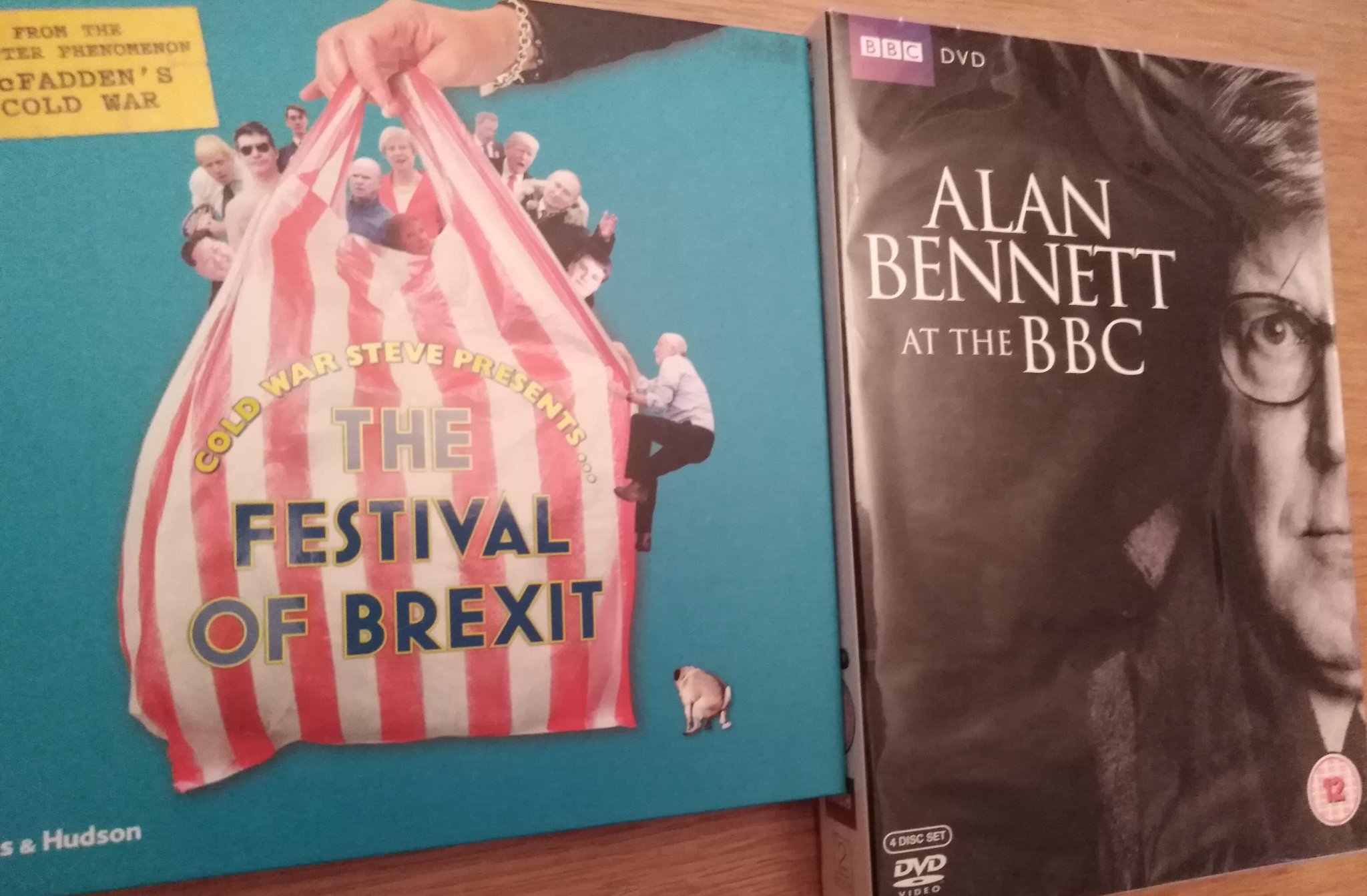 Very happy with a birthday haul of some Alan Bennett DVD\s and the book. 