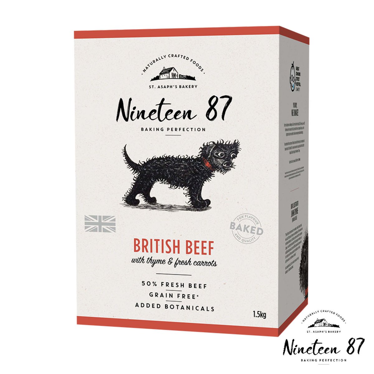 nineteen87pets's tweet photo. The beef in our British beef flavour is sourced locally in the UK. Absolutely no meat meal or flavourings are added. 🙌 #britishbeef #nineteen87 #sourcelocally https://t.co/68EjaSFcam
