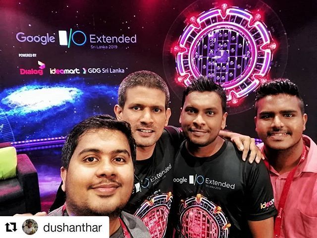 MalindaOnline's tweet photo. #Repost @dushanthar (@get_repost)
・・・
Cheers to the amazing comperes of Google I/O Extended Sri Lanka 2019 😊 #IO19LK #IO19 #ideamart #Google https://t.co/0FSbIKJ6su https://t.co/vHB9QCyUBX