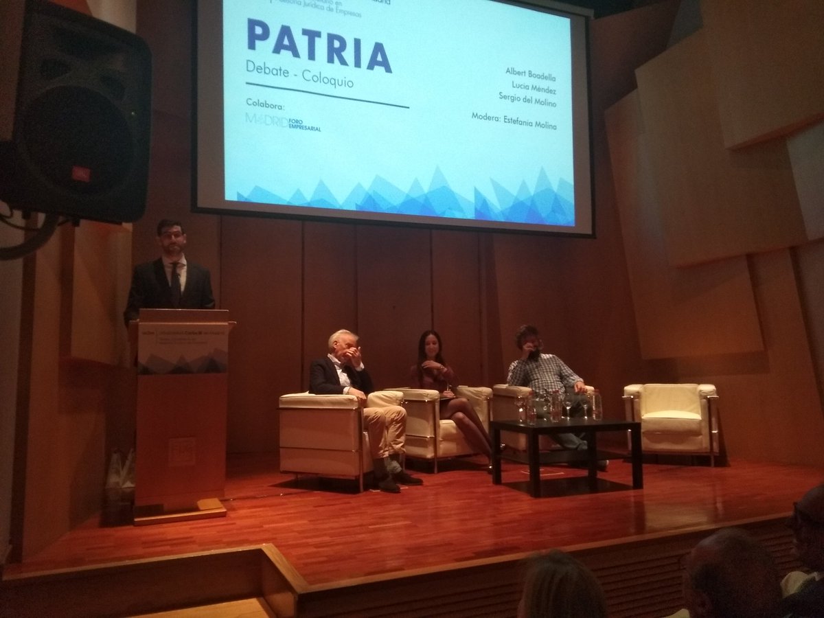 MAJEuc3m's tweet photo. Empezamos!! Intervención de Pablo Jódar, alumno del la edición del @MAJEuc3m 2018-2019.
@cginerp @EstefMolina_ @BoadellaAlbert @sergiodelmolino https://t.co/2ZvDHLMT3m