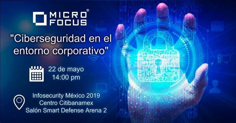 CoreOneIT's tweet photo. Te esperamos este próximo 22 y 23 de mayo en Infosecurity México. Tendremos una charla muy interesante junto con @MicroFocusES. No te la pierdas! #infosecurity #security #seguridad #microfocus #coreoneit https://t.co/iZYfX54lNb