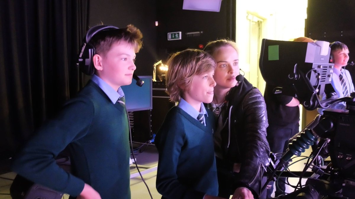 FisFilm's tweet photo. We were delighted to welcome students from #FISFilmoftheYear2018 winning school @StGerardsSch & show them around the National Film School & more, in IADT this morning! @NFS_IADT @myiadt @StGS_MrDwyer @PDST_TechinEd #fisfilm #inthestudio #futurefilmakers #specialguests https://t.co/ACwOKgdClN