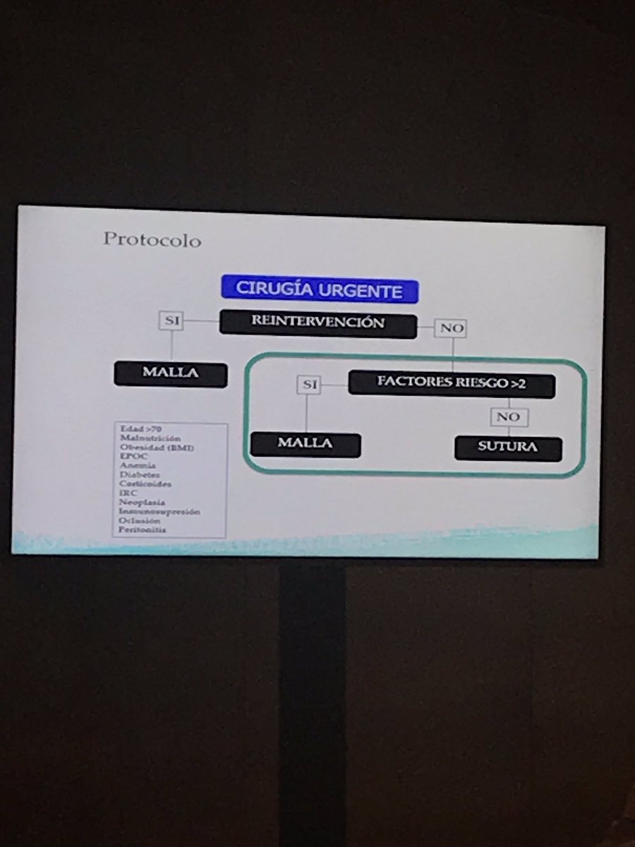 ltallona's tweet photo. Interesante presentación del Dr. Pereira #Pared2019 sobre consejos en el cierre de la pared abdominal. El mejor tratamiento es la prevención.... incluso en cirugía urgente https://t.co/PGZb05xdCS