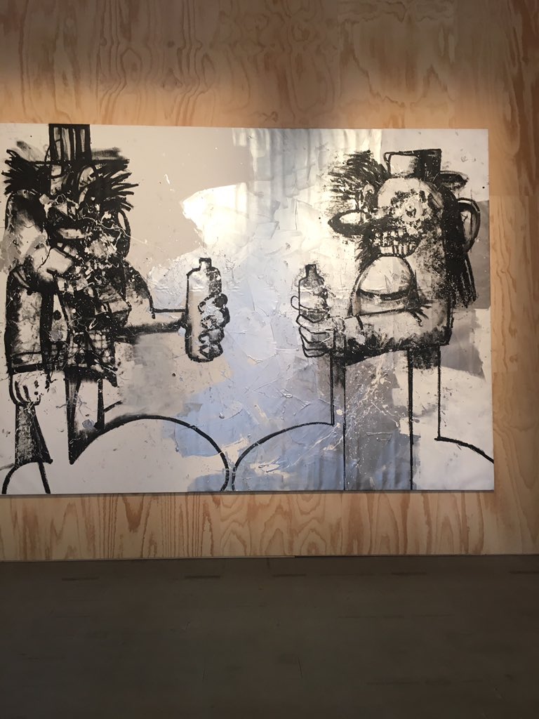 Kunsthalle_HB's tweet photo. Highlights der @la_Biennale #Venedig im #Arsenale mit #GeorgeCondo #AlexdaCorte #AntheaHamilton #Grunenberg https://t.co/rVJ0iJMM5i
