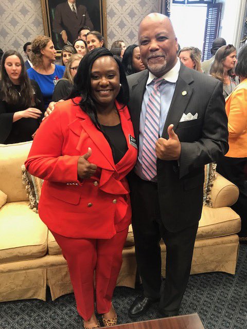 I was so excited to hear our teachers thank me for my bill to raise teacher pay in SC at the State House today. Join me in congratulating the South Carolina Teacher of the Year, Chanda Jefferson, a science teacher from Fairfield County. The children are our future!