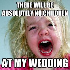 Anybody having a child-free wedding?