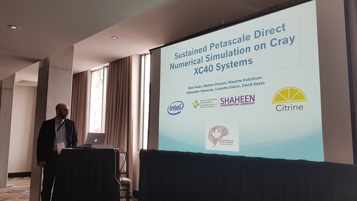 HPCsharp's tweet image. HPC no underscore guru @mnoukhiya found an unexpected benefit from running a petascale app on different cray systems worldwide - detecting an issue with network perf on shaheen that might otherwise have gone unnoticed.