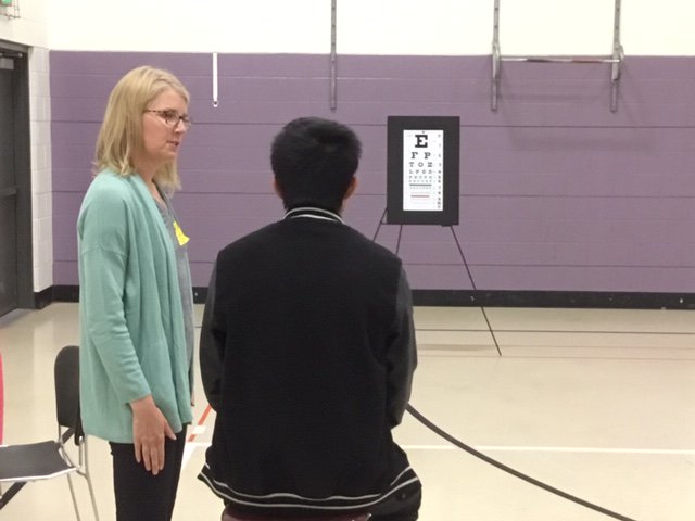 washingtontech's tweet photo. Thanks to the #ChildSight Program of the @HelenKellerIntl Foundation for screening over 390 students at Washington this week and providing free eyeglasses to over 110 of the students.  Students do a lot better in school when they can see! https://t.co/p80B8y67db