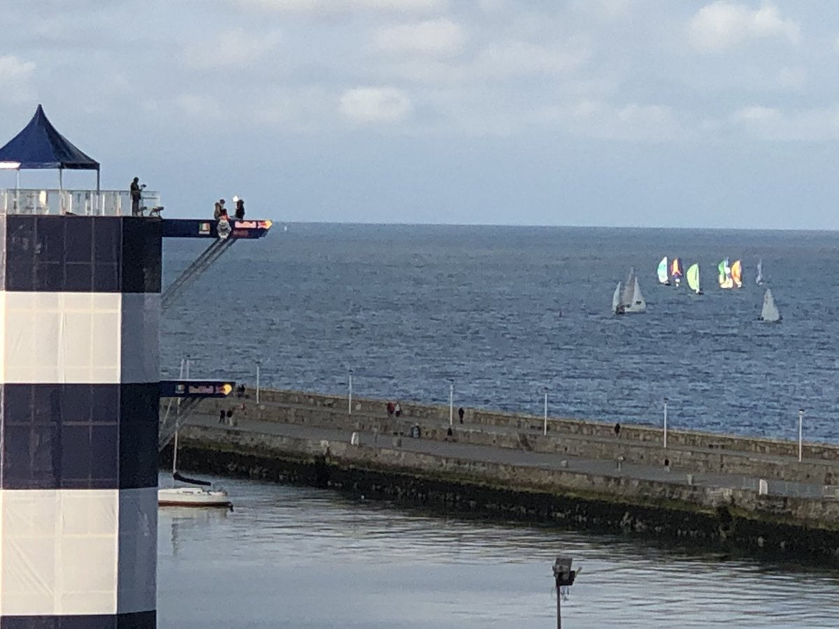 pressplaypres's tweet photo. Trust the @redbullIRE #DivePlatform meets w #CliffDivingWorldSeries approval #dunlaoghaireharbour? Bit diff fr #Palawan but at least #facenight brought the sun out for you! Fingers Crossed for tmrw 🙏🏼 https://t.co/xE60fIafzI