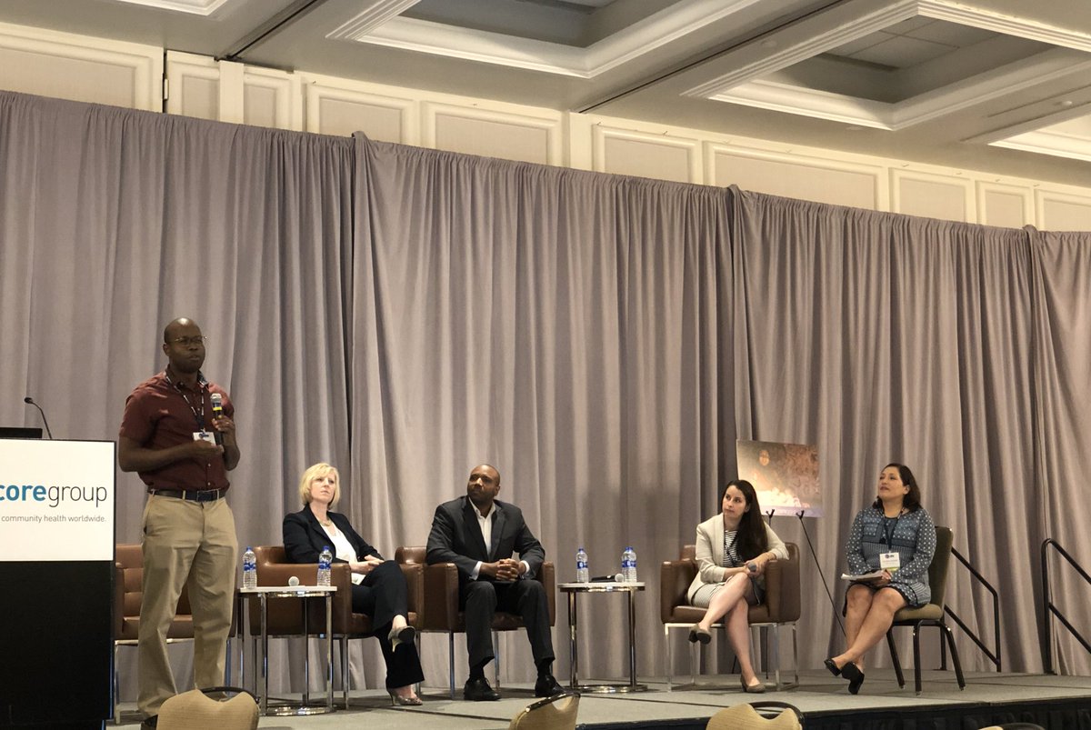 COREGroupDC's tweet photo. #GHPC19 wraps up today! Closing the week with a #plenary discussing “The Power of the Private Sector at the Community Level: Partnerships and Innovation to Achieve Universal Access to Care” @AfyaResearch @DukeGHI @CARE @ShopsPlus @CIIimpact https://t.co/DFKb9zEFdm