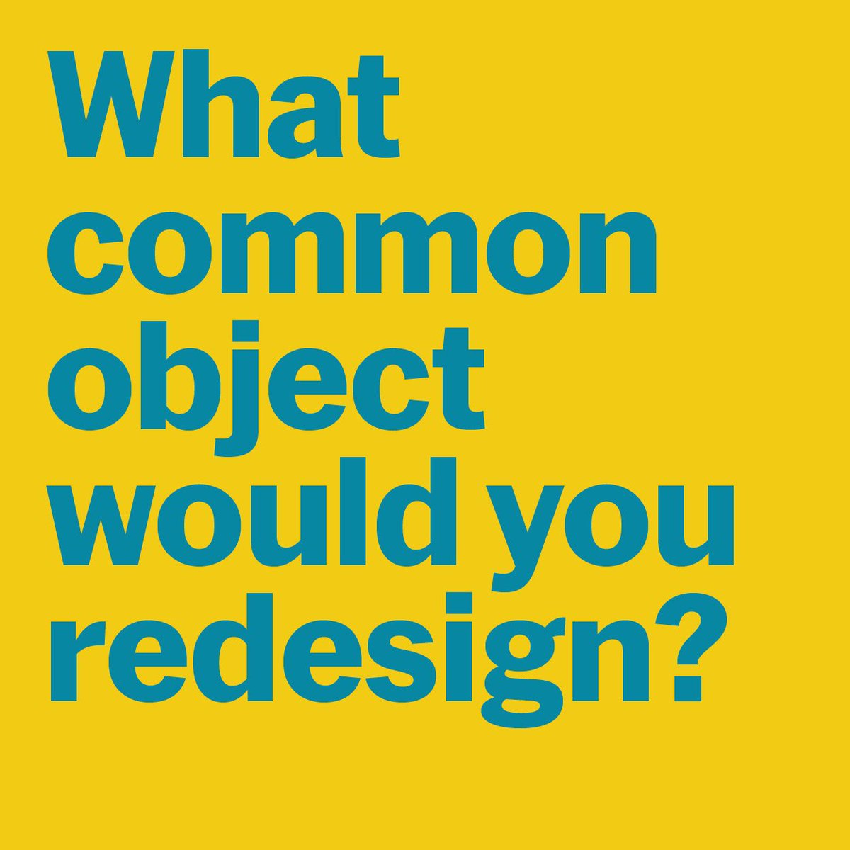 MuseumModernArt's tweet photo. “We must analyze and question the simple gadgets we use in our daily lives–our glasses, our dishes, our pots and pans, our shoes...our chairs, our lamps etc.” –Elizabeth Mock, A&D curator, MoMA, 1945
What common object would you redesign 🤔 #ValueofGoodDesign https://t.co/0BKbxg5P3Y