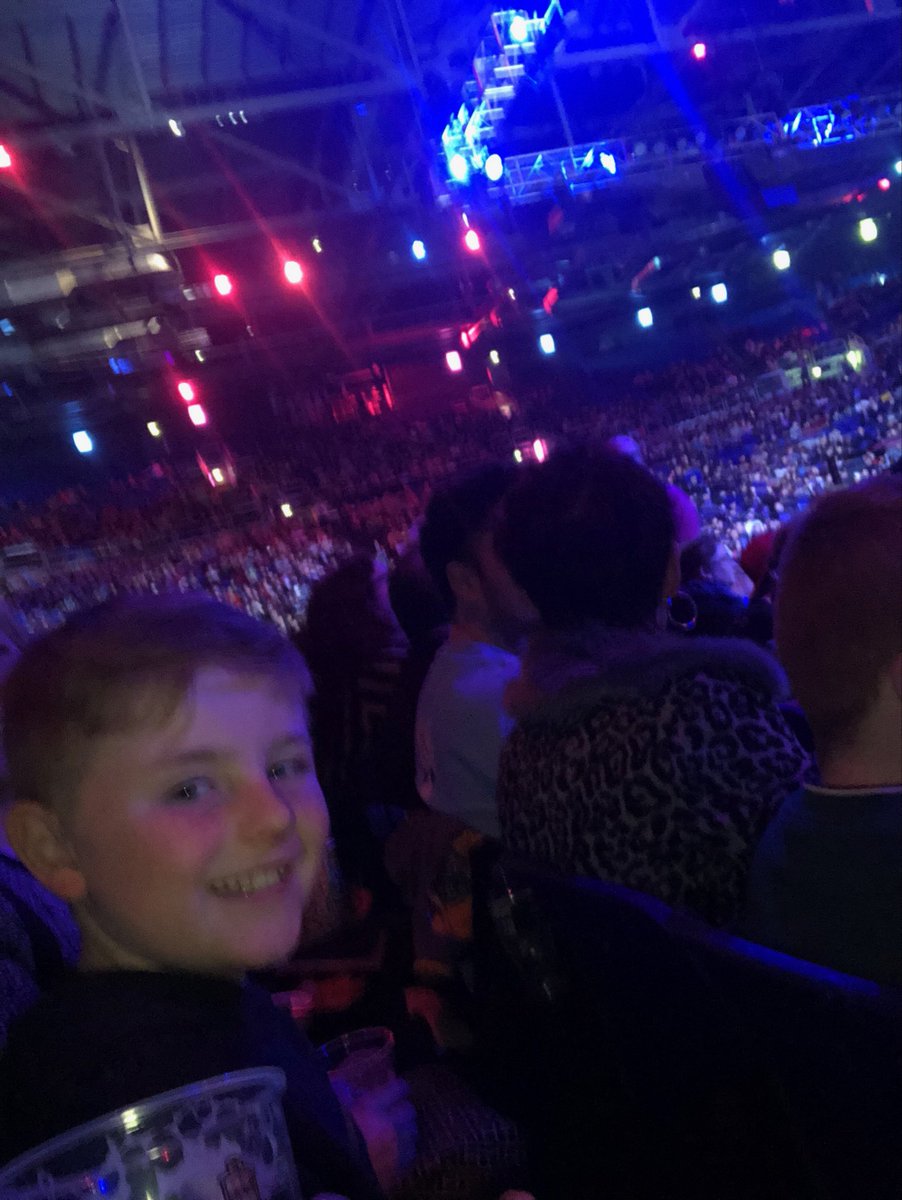 TGunnery's tweet image. WWE live
