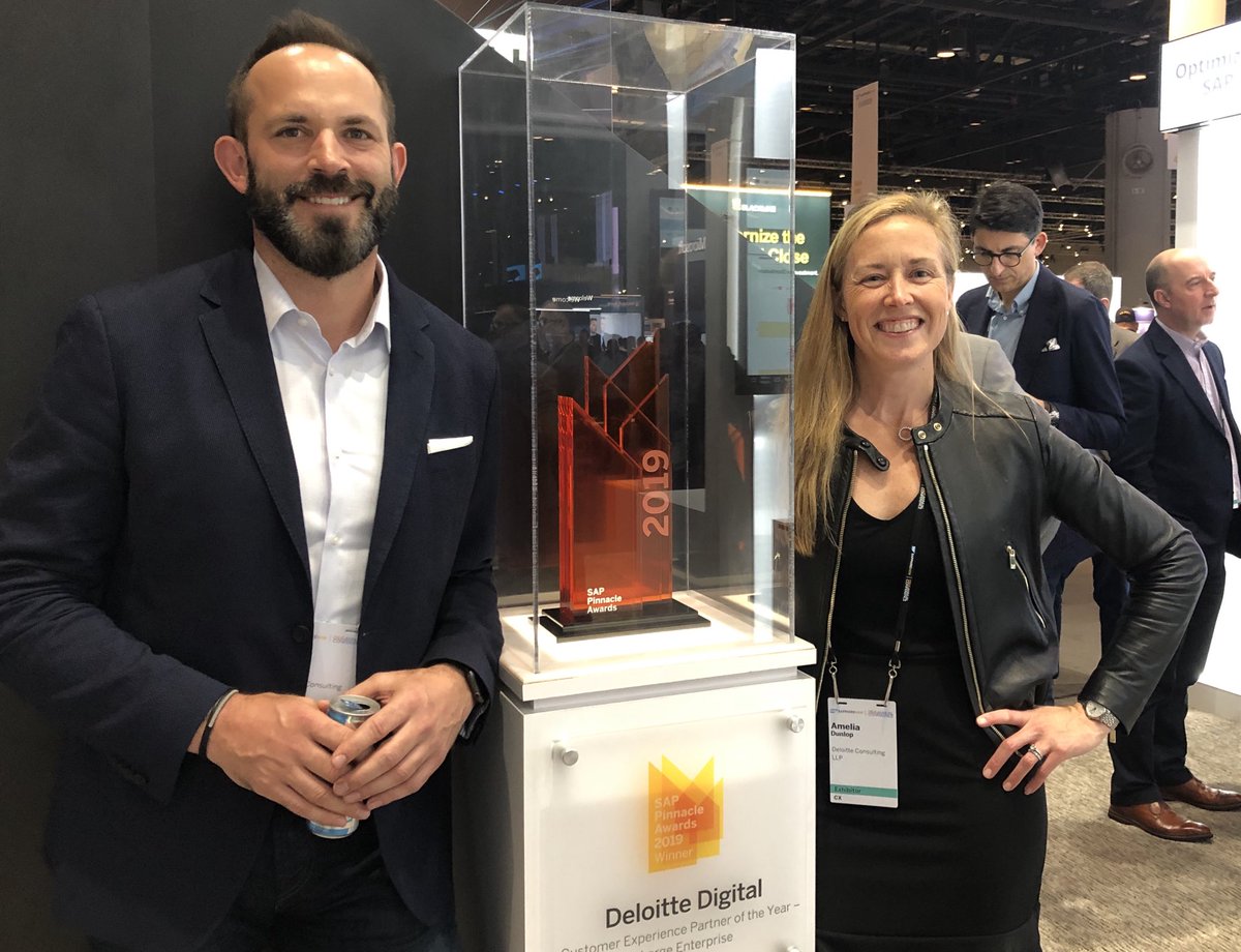 AmeliaDunlop1's tweet image. ⁦@SAPPHIRENOW⁩  excited to be SAP Customer Experience partner for 2019!